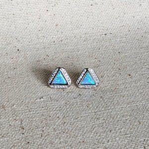 Giorgio Bergamo opal studs